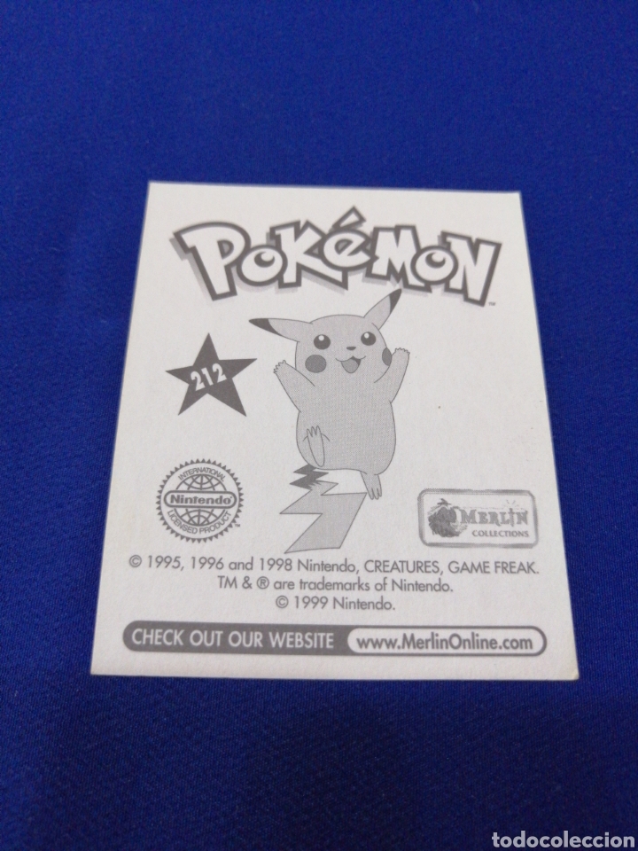 Coleccionismo cromos antiguos: POKEMON 1999 NUMERO 212 - Foto 2