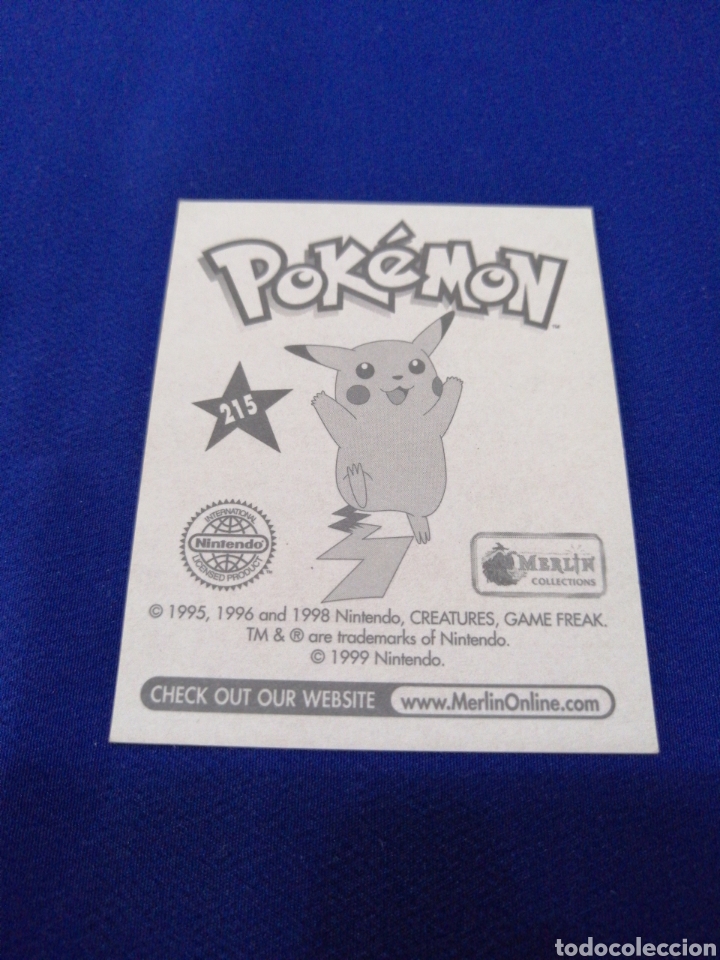 Coleccionismo cromos antiguos: POKEMON 1999 NUMERO 215 - Foto 2