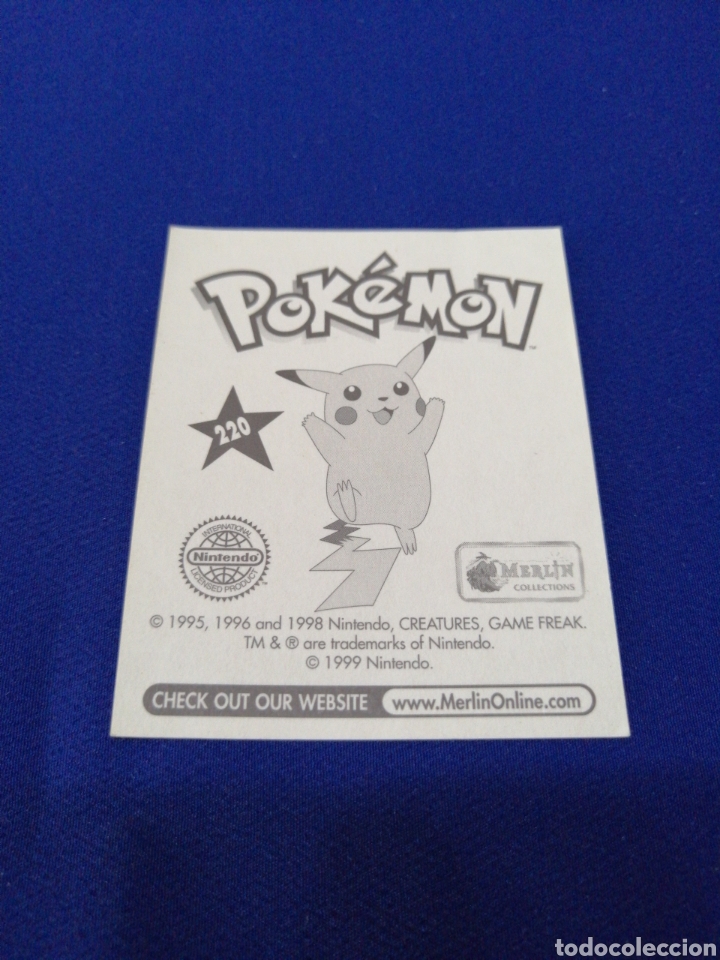 Coleccionismo cromos antiguos: POKEMON 1999 NUMERO 220 - Foto 2