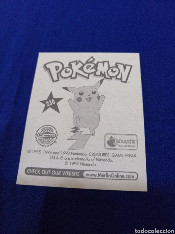 Coleccionismo cromos antiguos: POKEMON 1999 NUMERO 230 - Foto 2