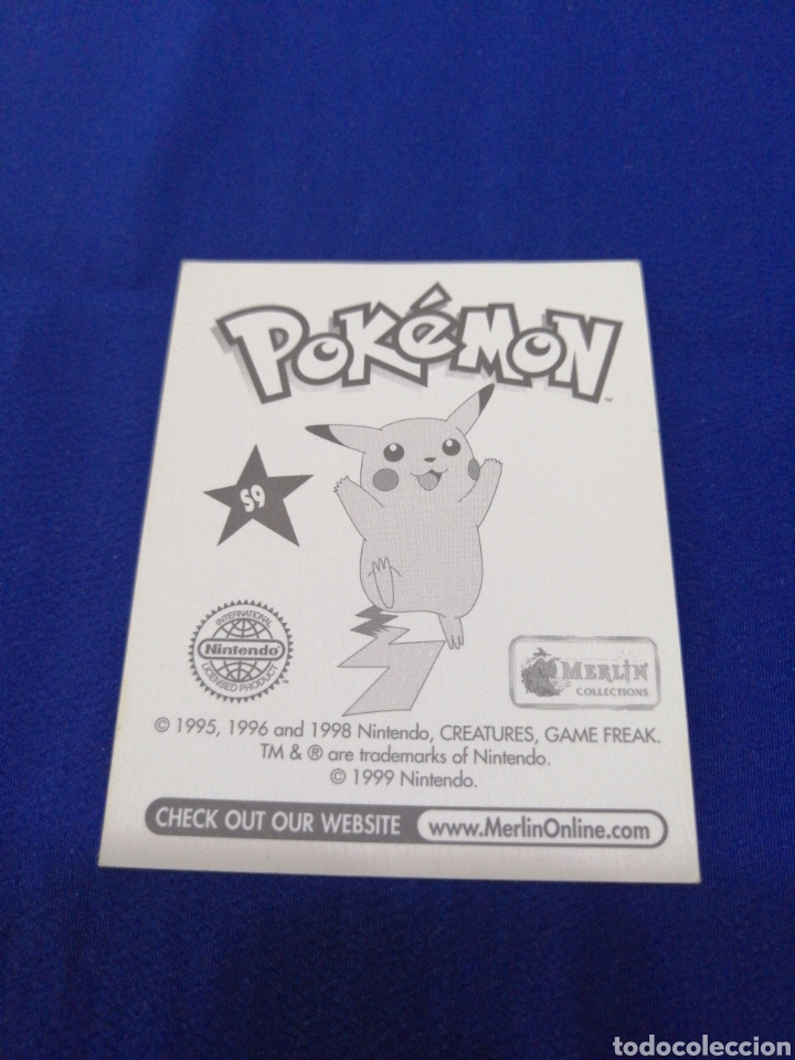Coleccionismo cromos antiguos: POKEMON 1999 NUMERO S9 - Foto 2