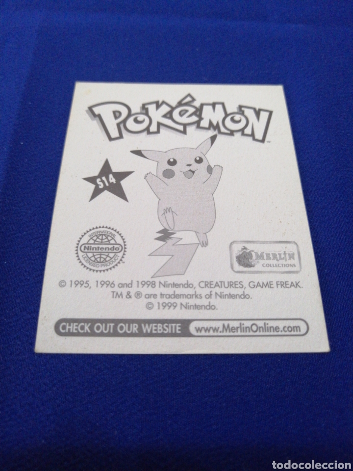 Coleccionismo cromos antiguos: POKEMON 1999 NUMERO S14 - Foto 2