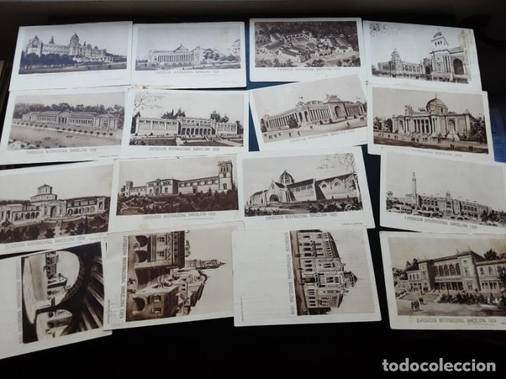 Coleccionismo cromos antiguos: EXPOSICI&Oacute;N INTERNACIONAL BARCELONA 1929 A FALTA DE 2 DE 18 CROMOS CON PUBLICIDAD ASPIRINA BAYER