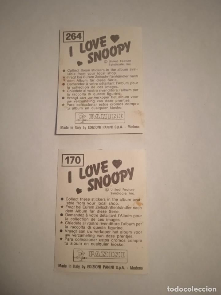 Coleccionismo cromos antiguos: Cromos Snoopy Panini - Foto 2