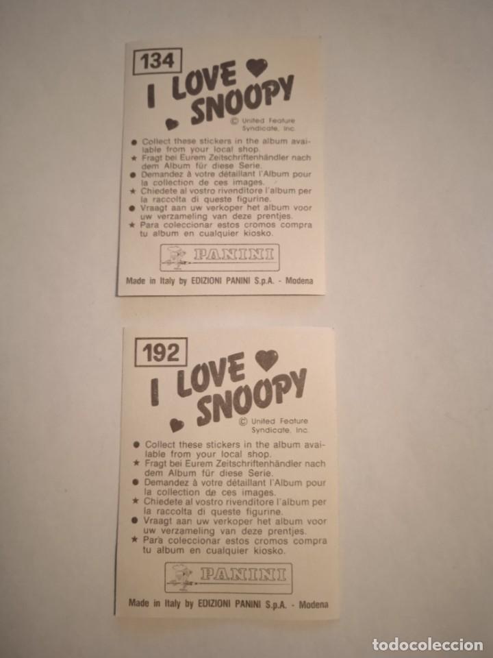 Coleccionismo cromos antiguos: Cromos Snoopy Panini - Foto 2