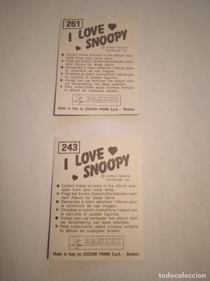 Coleccionismo cromos antiguos: Cromos Snoopy Panini - Foto 2