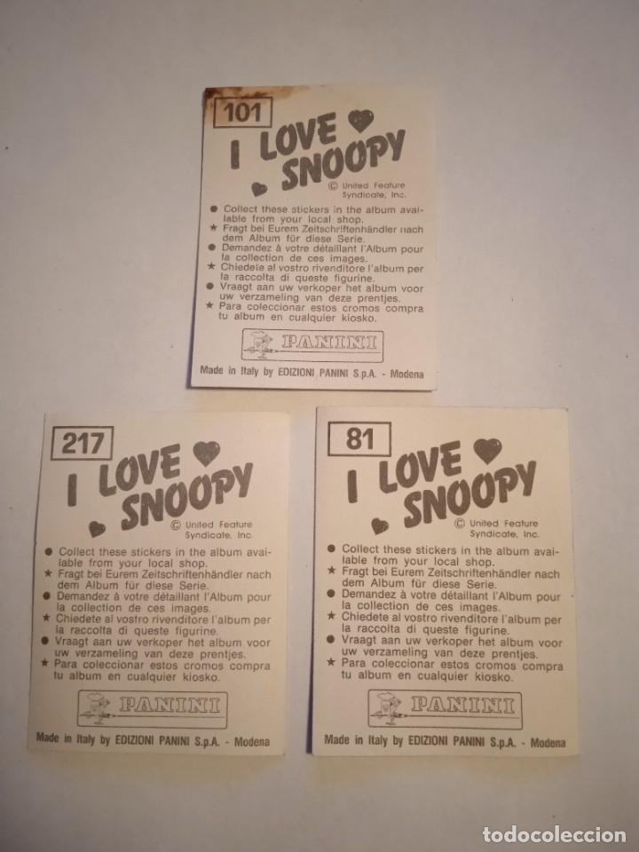 Coleccionismo cromos antiguos: Cromos Snoopy Panini - Foto 2
