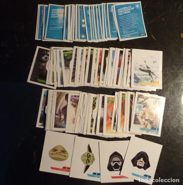 Coleccionismo cromos antiguos: CROMOS // STAR WARS /EL DOMINIO DE LA FUERZA / HIPERCOR / EL CORTE INGLES // 119 CROMOS
