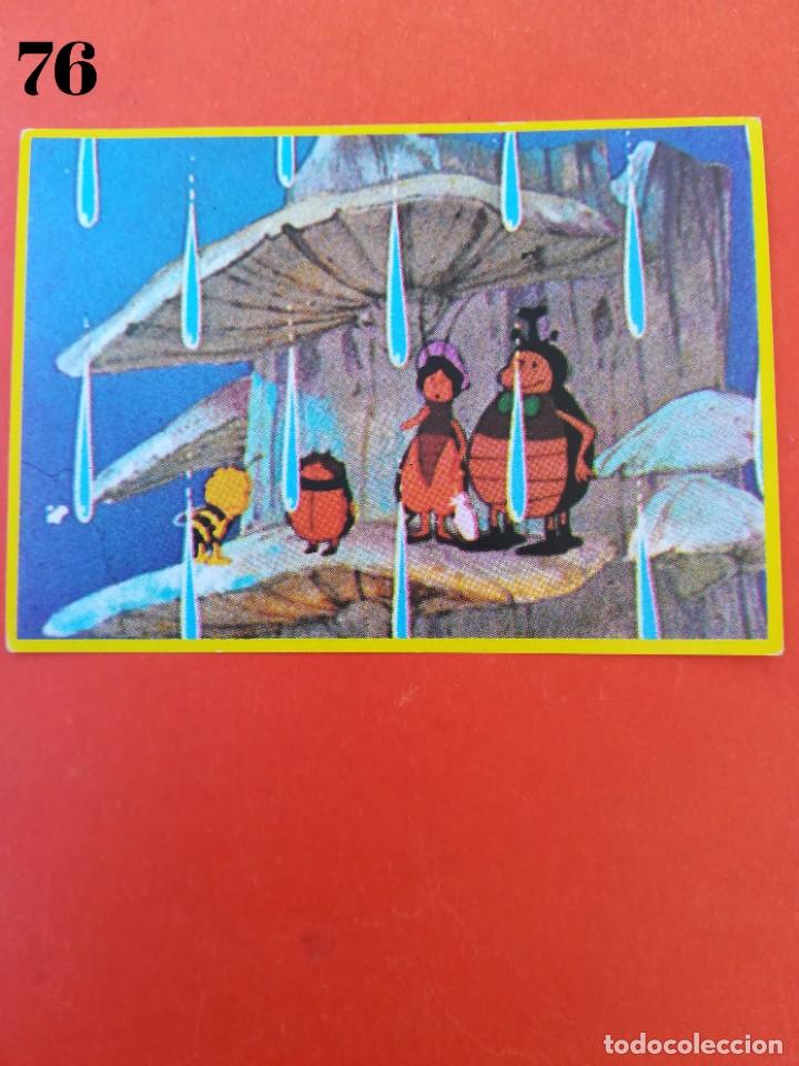 Coleccionismo cromos antiguos: Cromo n.76 abeja maya DANONE sin pegar - Foto 1