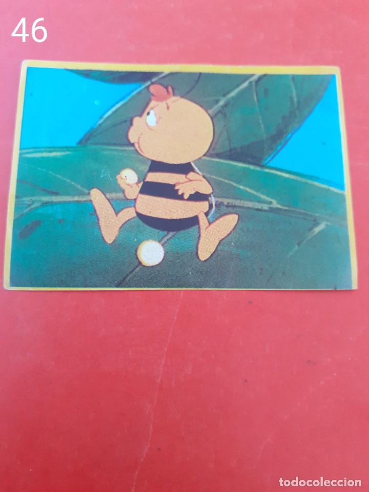 Coleccionismo cromos antiguos: Cromo n.46 abeja maya DANONE sin pegar - Foto 1