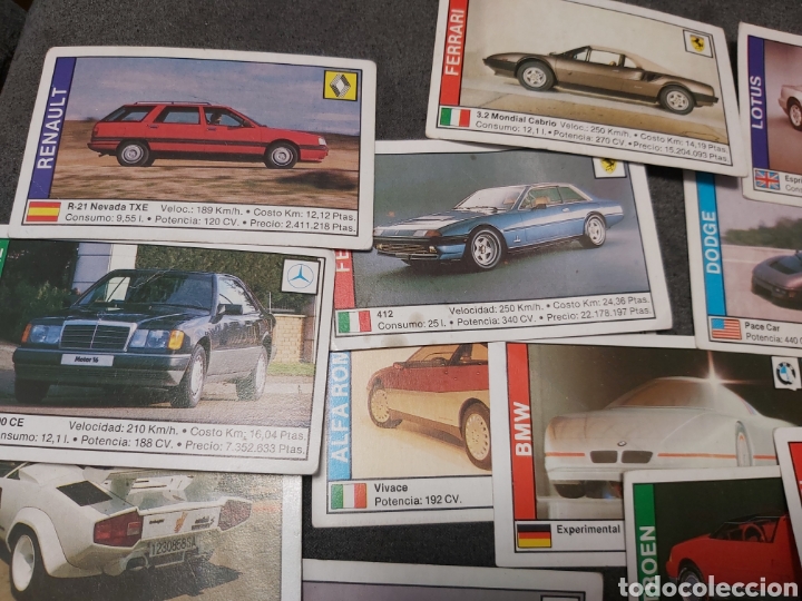 Coleccionismo cromos antiguos: Lote 30 cromos COCHES 89 - Foto 4