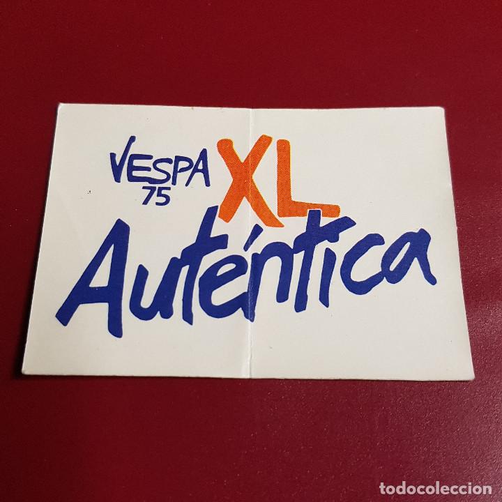 Coleccionismo Cromos antiguos: BOLLYCAO - MARCAS - VESPA 75 XL - NUNCA PEGADO