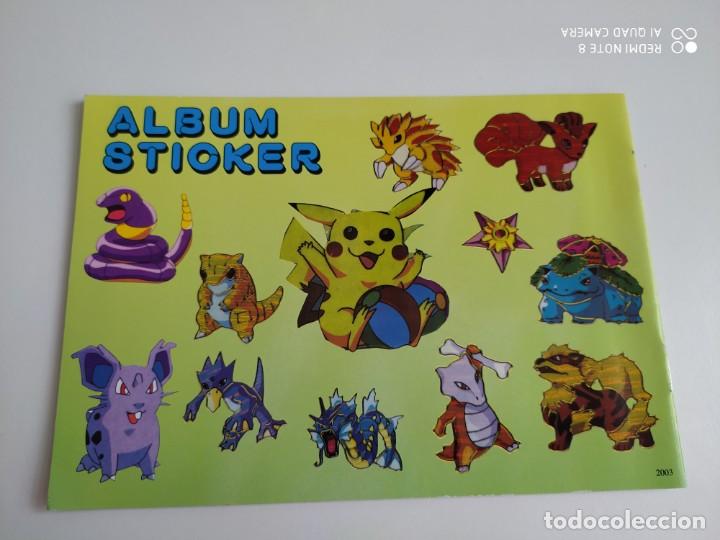 Coleccionismo cromos antiguos: ALBUM STICKER POKEMON 2003 - Foto 2