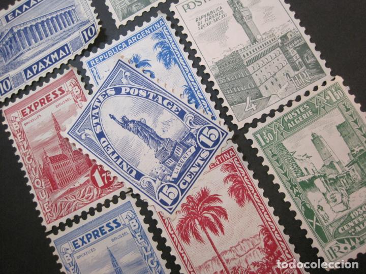 Colecionismo Cromos antigos: SELLOS DEL MUNDO-LOTE DE 9 CROMOS-PUBLICIDAD RADIO RECEPTORES INTER-VER FOTOS-(77.901)
