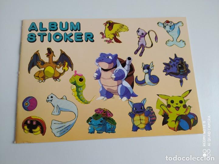 Coleccionismo cromos antiguos: ALBUM STICKER POKEMON 2002 - Foto 1
