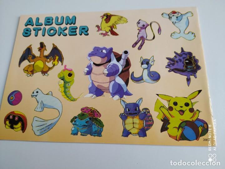 Coleccionismo cromos antiguos: ALBUM STICKER POKEMON 2002 - Foto 2