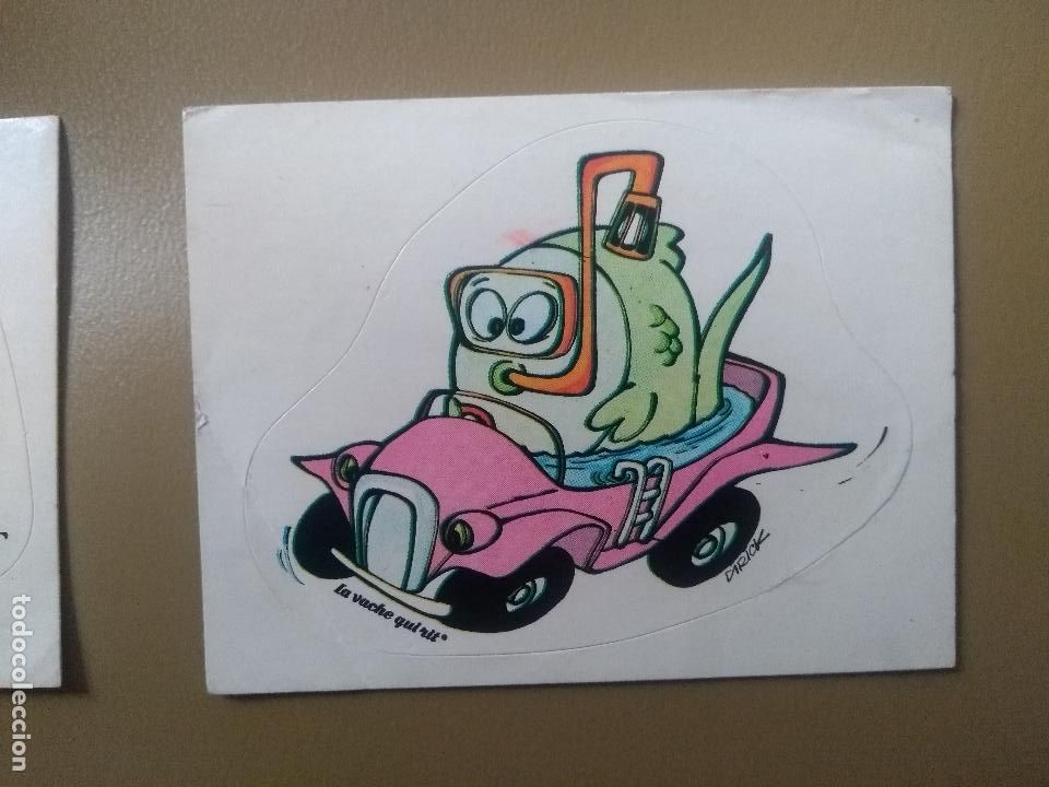 Coleccionismo Cromos antiguos: LA JUNGLE AU VOLANT , DE LA VACHE QUI RIT, LE POISSON ET L'AUTO-PISCINE SIN PEGAR