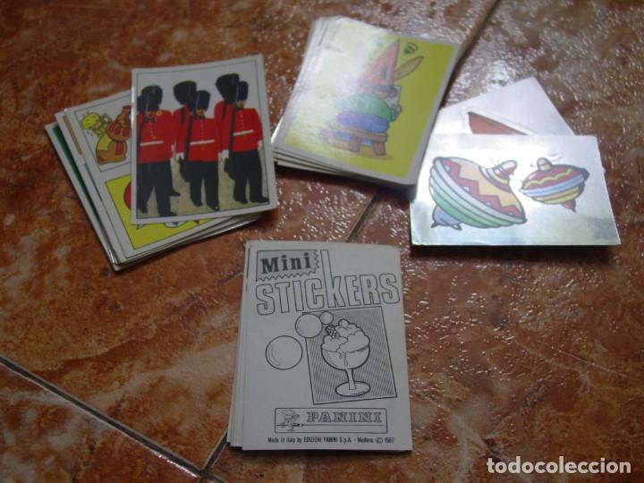 Collectionnisme Cartes &agrave; collectionner anciennes: LOTE 50 CROMOS DE LA COLECCI&Oacute;N MINI STICKERS, edita PANINI, TAMBI&Eacute;N SUELTOS, ENCUENTRA TUS FALTAS.