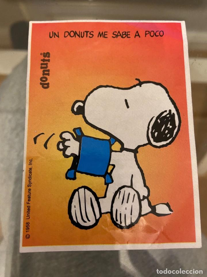Coleccionismo cromos antiguos: SNOOPY DONUTS BUEN ESTADO - Foto 1
