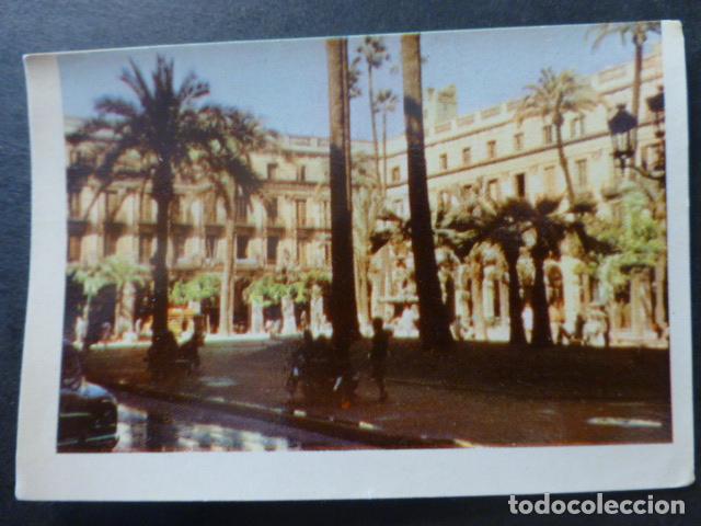 Coleccionismo Cromos antiguos: BARCELONA PLAZA REAL ANTIGUO CROMO A&Ntilde;OS 50 8 X 6 CTMS