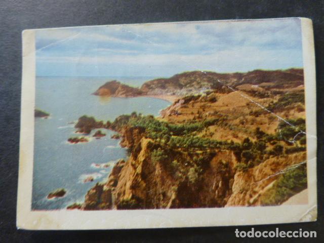 Coleccionismo Cromos antiguos: GERONA LA COSTA BRAVA ANTIGUO CROMO A&Ntilde;OS 50 8 X 6 CTMS