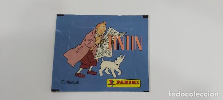 Coleccionismo cromos antiguos: SOBRE DE CROMOS VACIO PANINI TINTIN - Foto 1