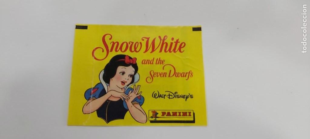 Coleccionismo cromos antiguos: SOBRE DE CROMOS VACIO PANINI BLANCANIEVES - Foto 1