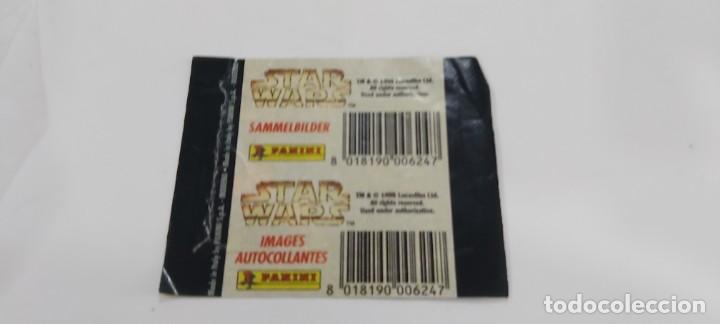 Coleccionismo cromos antiguos: SOBRE DE CROMOS VACIO STAR WARS - Foto 2