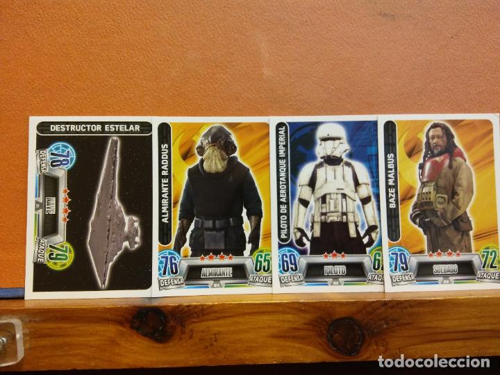 Coleccionismo cromos antiguos: LOTE DE CROMOS STAR WARS. TOPPS FORCE ATTAX. - Foto 1