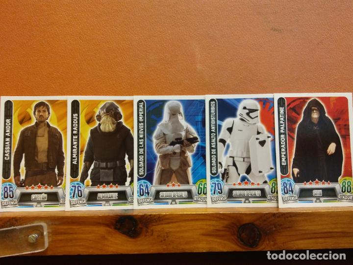 Coleccionismo cromos antiguos: LOTE DE CROMOS STAR WARS. TOPPS FORCE ATTAX. - Foto 1