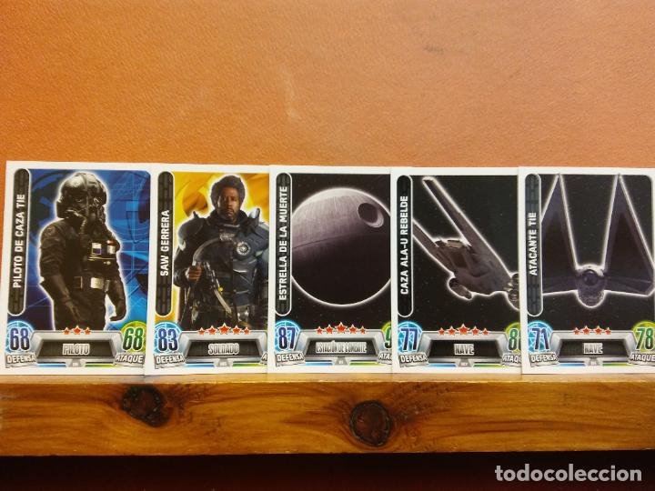 Coleccionismo cromos antiguos: LOTE DE CROMOS STAR WARS. TOPPS FORCE ATTAX. - Foto 1