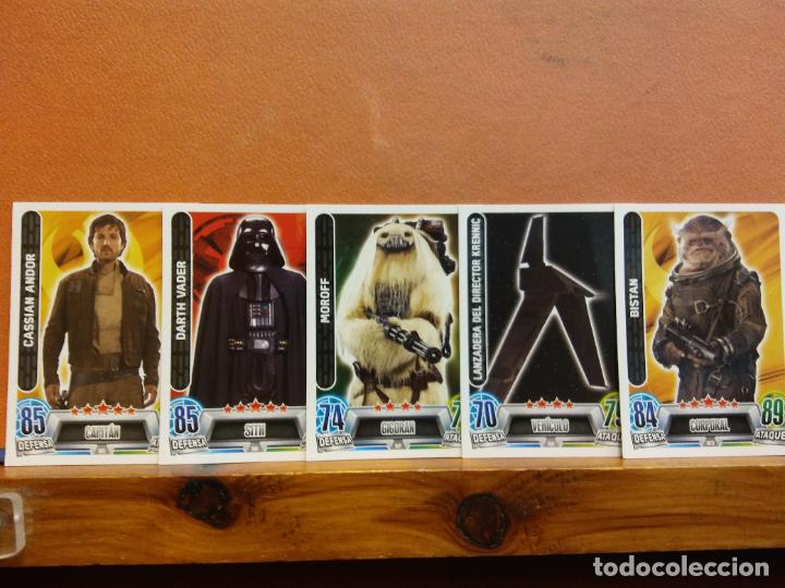Coleccionismo cromos antiguos: LOTE DE CROMOS STAR WARS. TOPPS FORCE ATTAX. - Foto 1