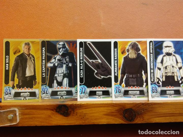 Coleccionismo cromos antiguos: LOTE DE CROMOS STAR WARS. TOPPS FORCE ATTAX. - Foto 1