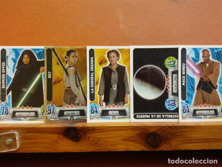 Coleccionismo cromos antiguos: LOTE DE CROMOS STAR WARS. TOPPS FORCE ATTAX. - Foto 1