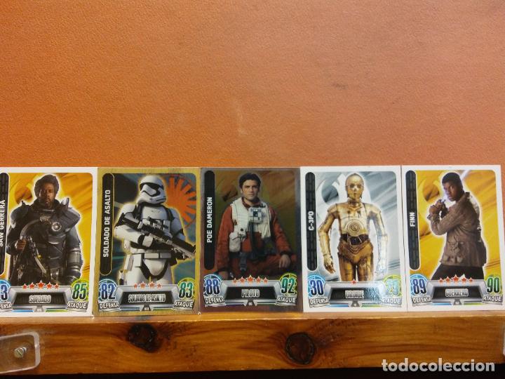 Coleccionismo cromos antiguos: LOTE DE CROMOS STAR WARS. TOPPS FORCE ATTAX. - Foto 1