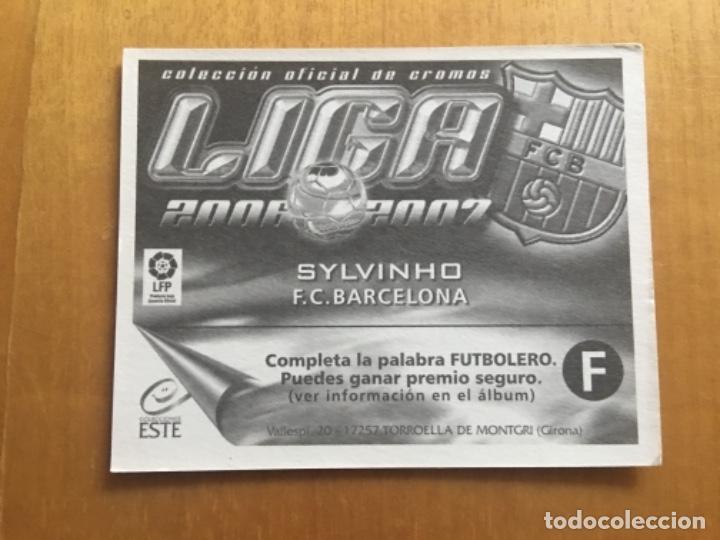 Coleccionismo cromos antiguos: Este 06-07 Sylvinho nunca pegado - Foto 2