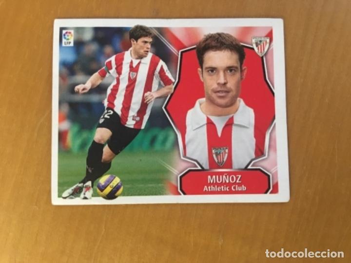 Coleccionismo cromos antiguos: Este 08-09 Mu&ntilde;oz sin pegar - Foto 1