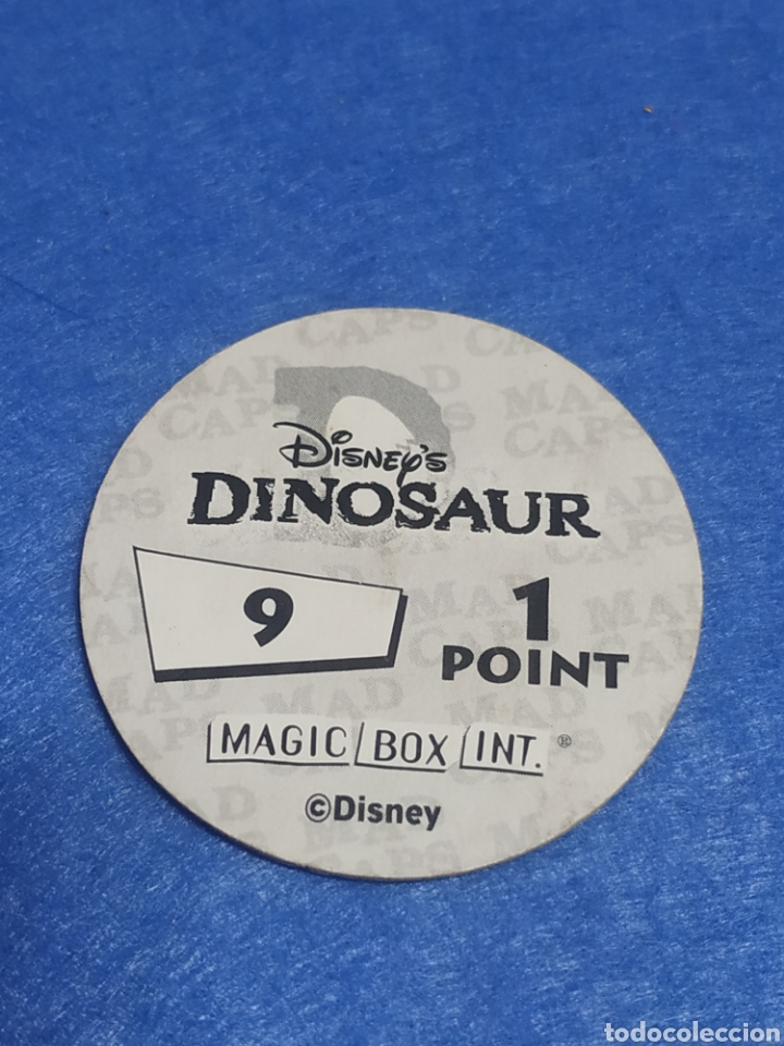 Coleccionismo cromos antiguos: Tazo Disney dinosaurios N 9 - Foto 2