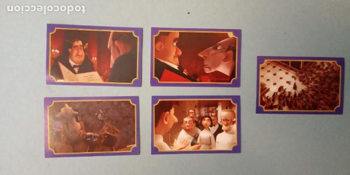 Collezionismo Figurine antiche: RATATOUILLE. DISNEY PIXAR. PANINI. LOTE DE CROMOS NUEVOS.