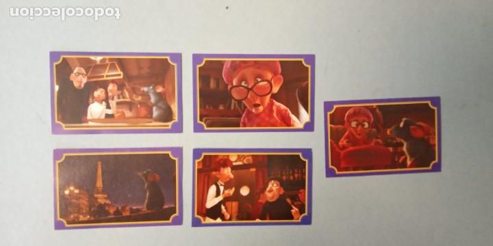 Collezionismo Figurine antiche: RATATOUILLE. DISNEY PIXAR. PANINI. LOTE DE CROMOS NUEVOS.