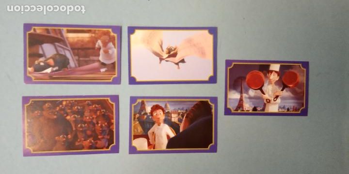 Collezionismo Figurine antiche: RATATOUILLE. DISNEY PIXAR. PANINI. LOTE DE CROMOS NUEVOS.