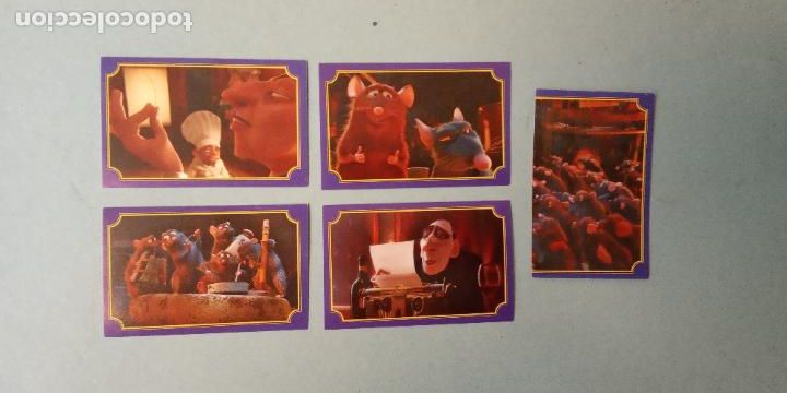 Collezionismo Figurine antiche: RATATOUILLE. DISNEY PIXAR. PANINI. LOTE DE CROMOS NUEVOS.