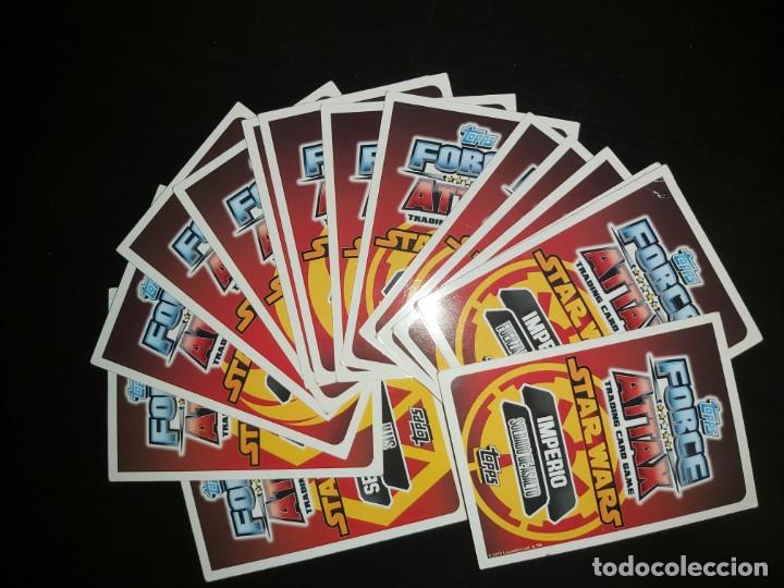Coleccionismo cromos antiguos: Lote 15 cromos Star Wars Force Attax - Foto 2