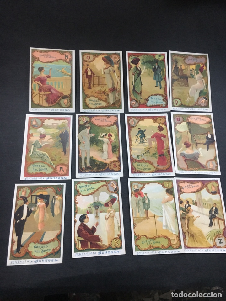 Coleccionismo cromos antiguos: El correo del Amor Coleccion Completa (Chocolates Juncosa ) - Foto 2