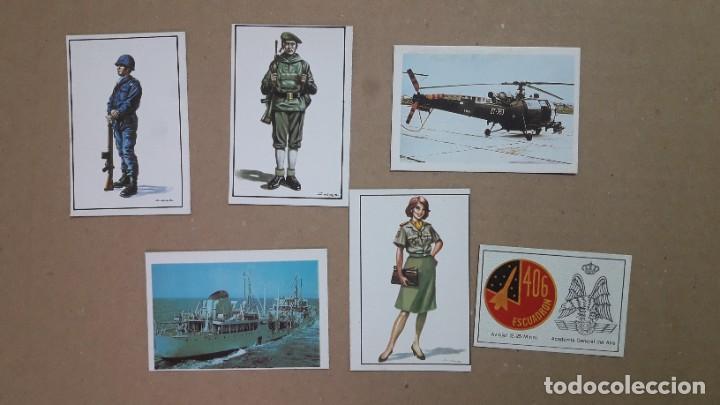 Coleccionismo cromos antiguos: Lote 6 cromos colecci&oacute;n Nuestros Ej&eacute;rcitos - Foto 2