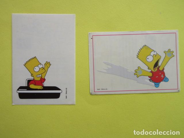 Coleccionismo cromos antiguos: THE SIMPSONS N&ordm; 71 y 5 PANINI 1999 - Foto 1