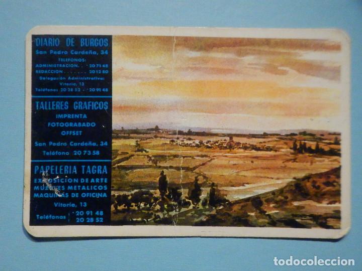 Coleccionismo cromos antiguos: Calendario de bolsillo - Diario de Burgos - 1978