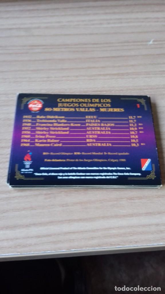 Coleccionismo cromos antiguos: Lote de tarjetas Olimpiadas - Foto 3