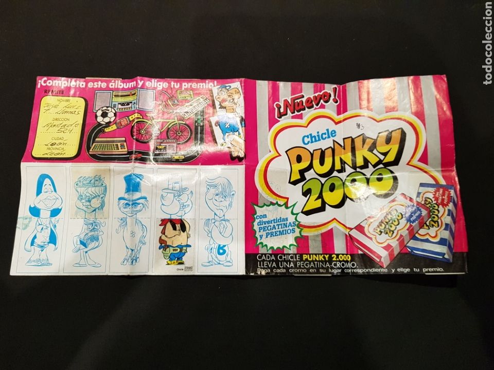 Coleccionismo cromos antiguos: &Aacute;lbum chicles Punky 2000 - Foto 2