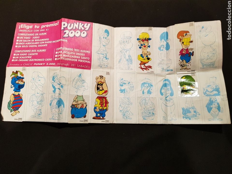 Coleccionismo cromos antiguos: &Aacute;lbum chicles Punky 2000 - Foto 3
